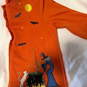 Onque Casuals Orange Halloween Shirt